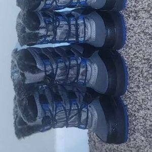 3M Black and Blue Winter Boots